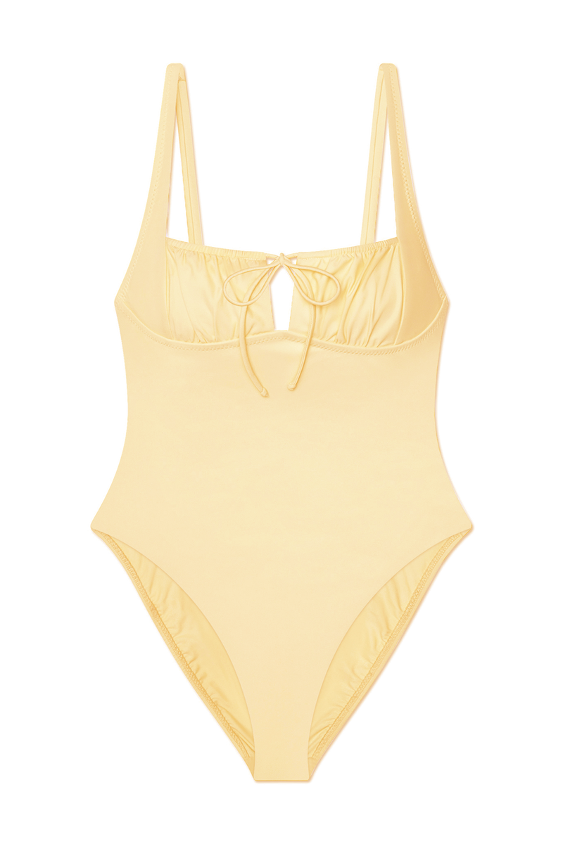 ■LAMEREI■ Shirring Sleeveless SwimSuit[LMBCSW217]Yellow Gr MUSINSA | LAMEREI Shirring Sleeveless SwimSuit[LMBCSW217
