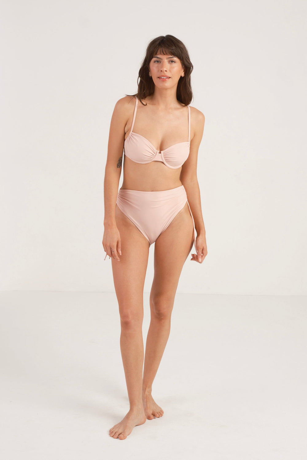 Cleo Wire Bra in Blush