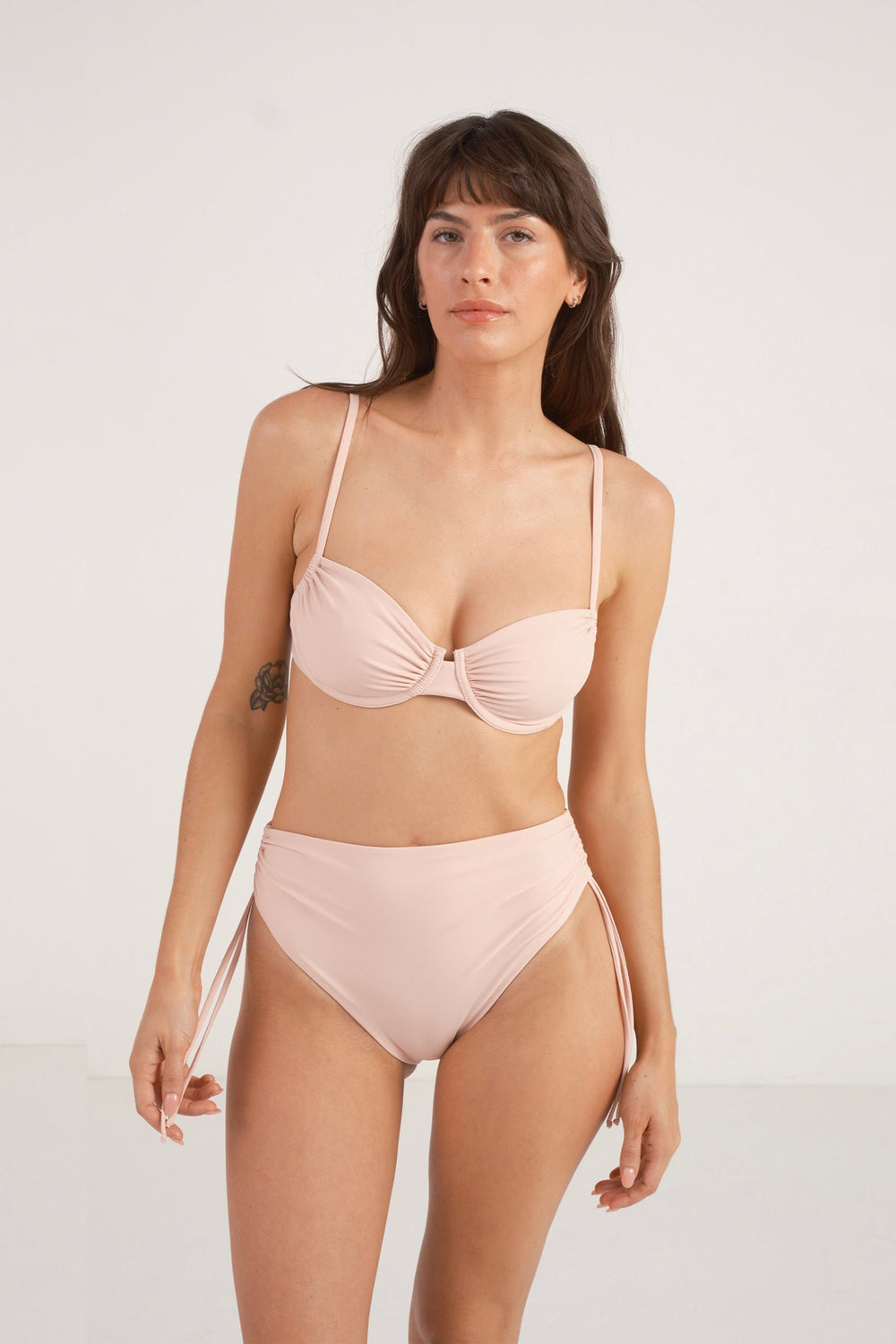 Cleo Wire Bra in Blush