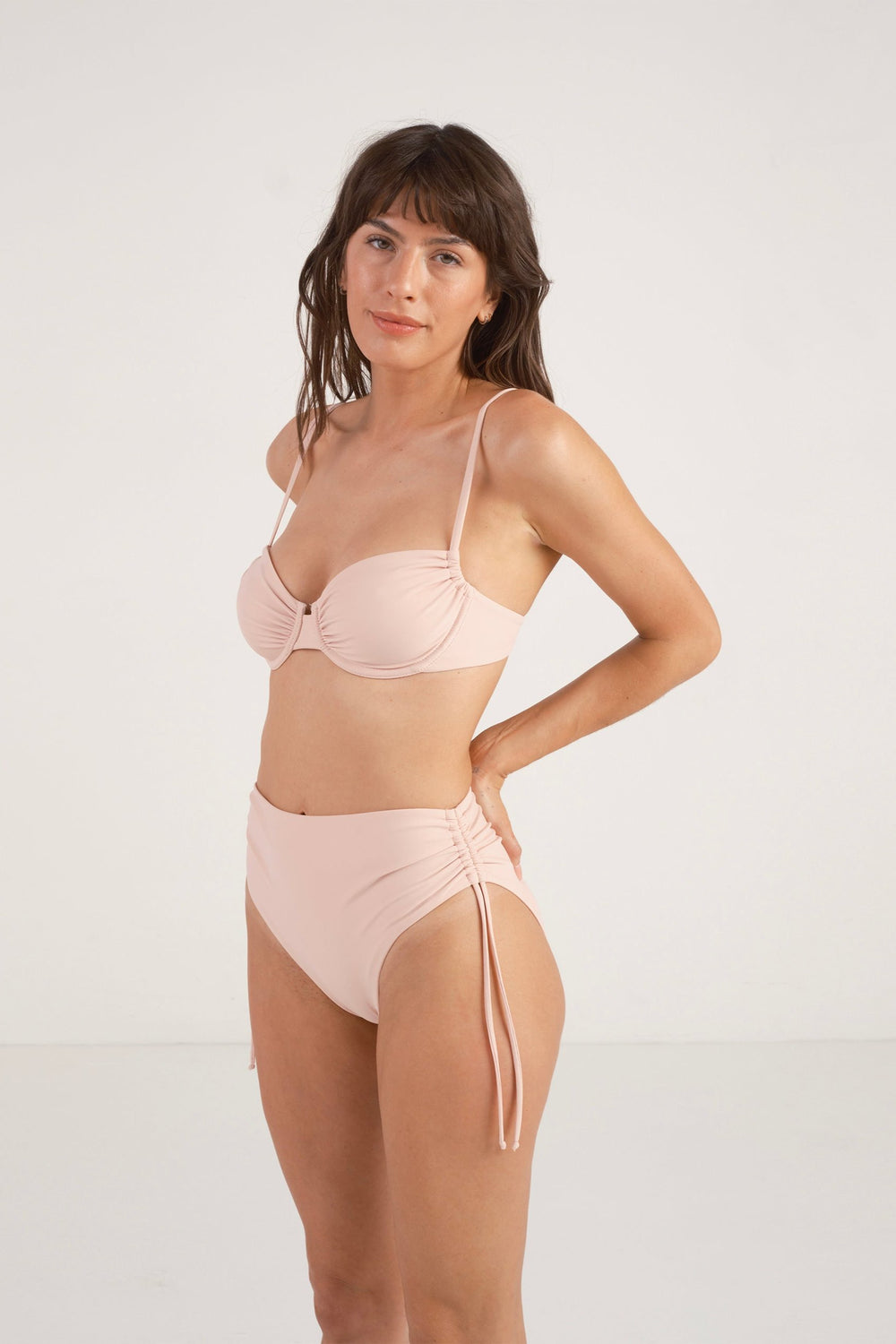 Cleo Wire Bra in Blush