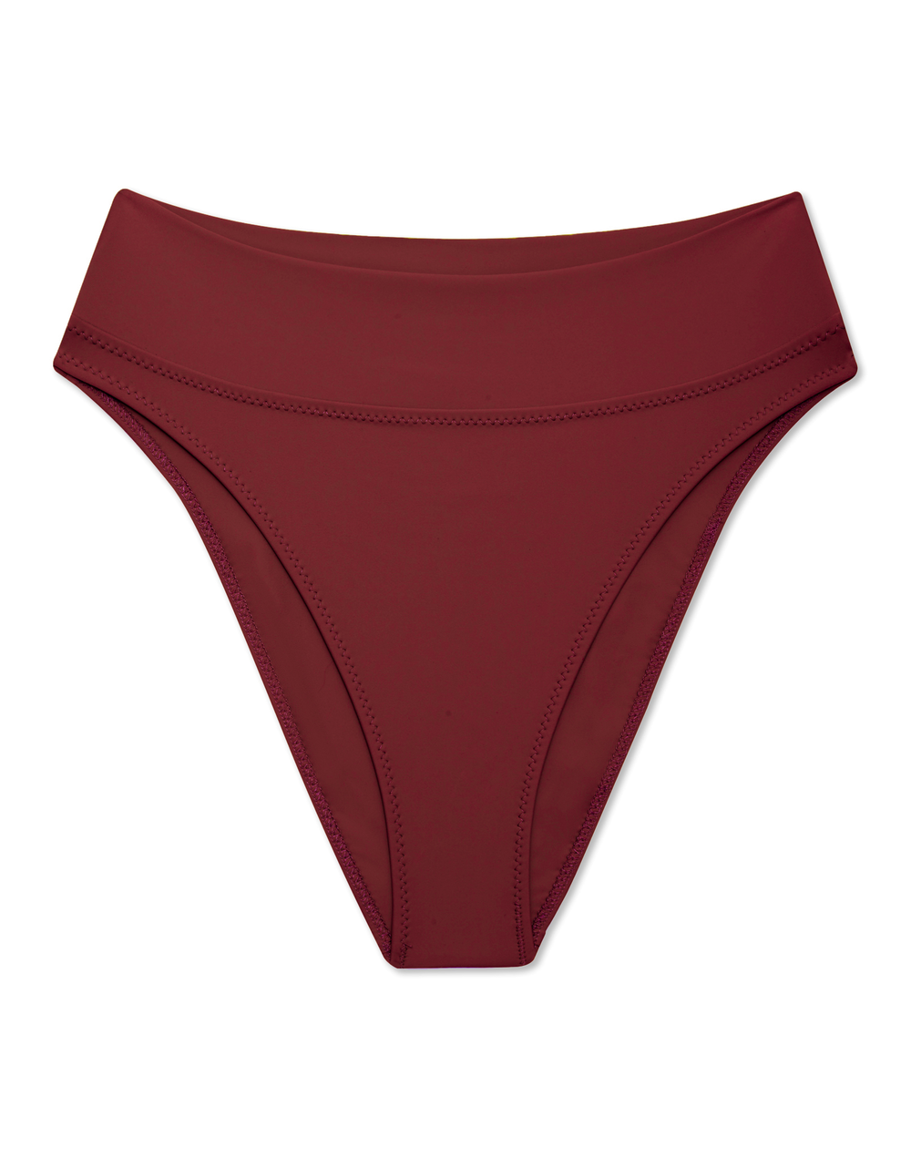 High Kick Brief in Garnet