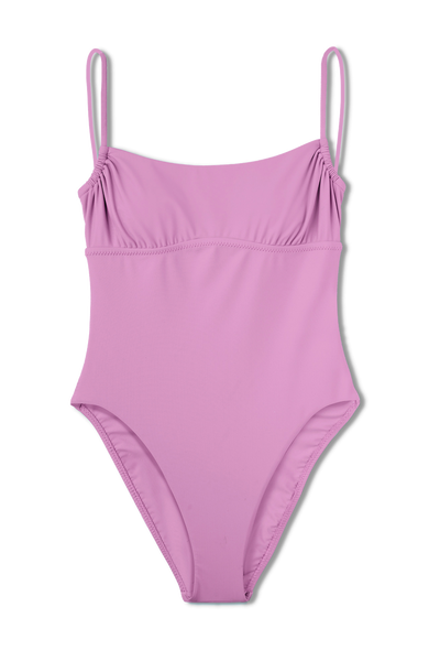 【I AM MARI】Cellmond Peplum H Line One Piece Positano One Piece ~ Bubblegum Scrunch – Show Me Your Mumu
