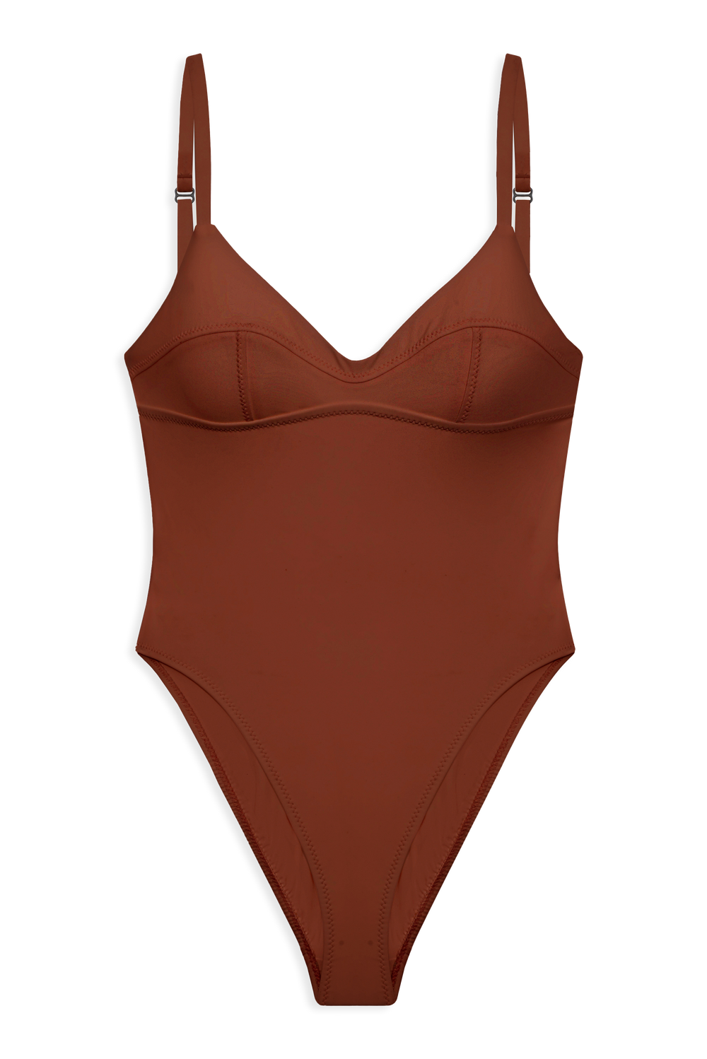 Simone One Piece in Terracotta