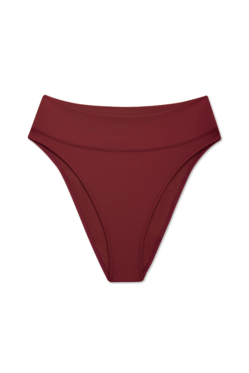 High Kick Brief in Garnet