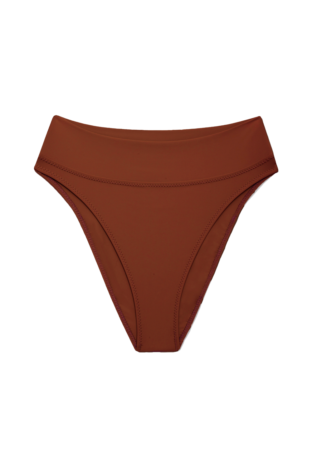 High Kick Brief in Terracotta