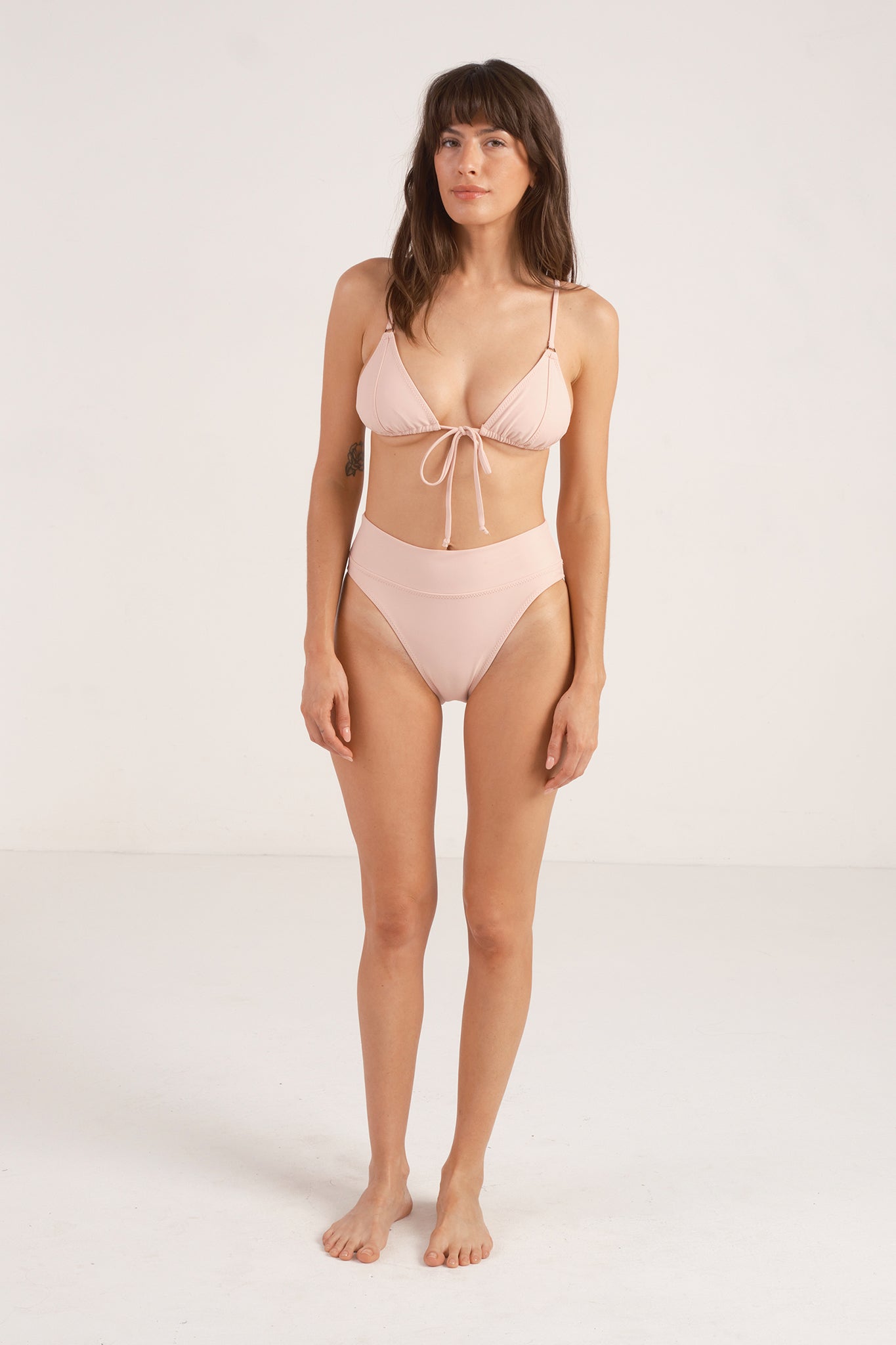 
                  
                    Nico Tie Top in Blush
                  
                