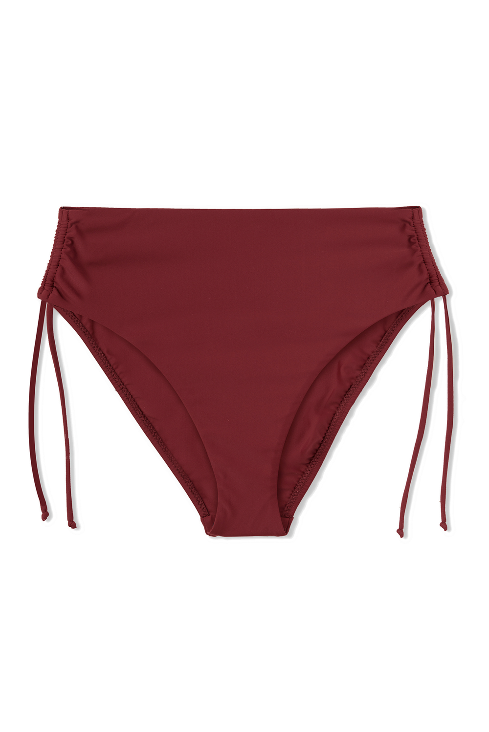 Ruched Bottom  in Garnet