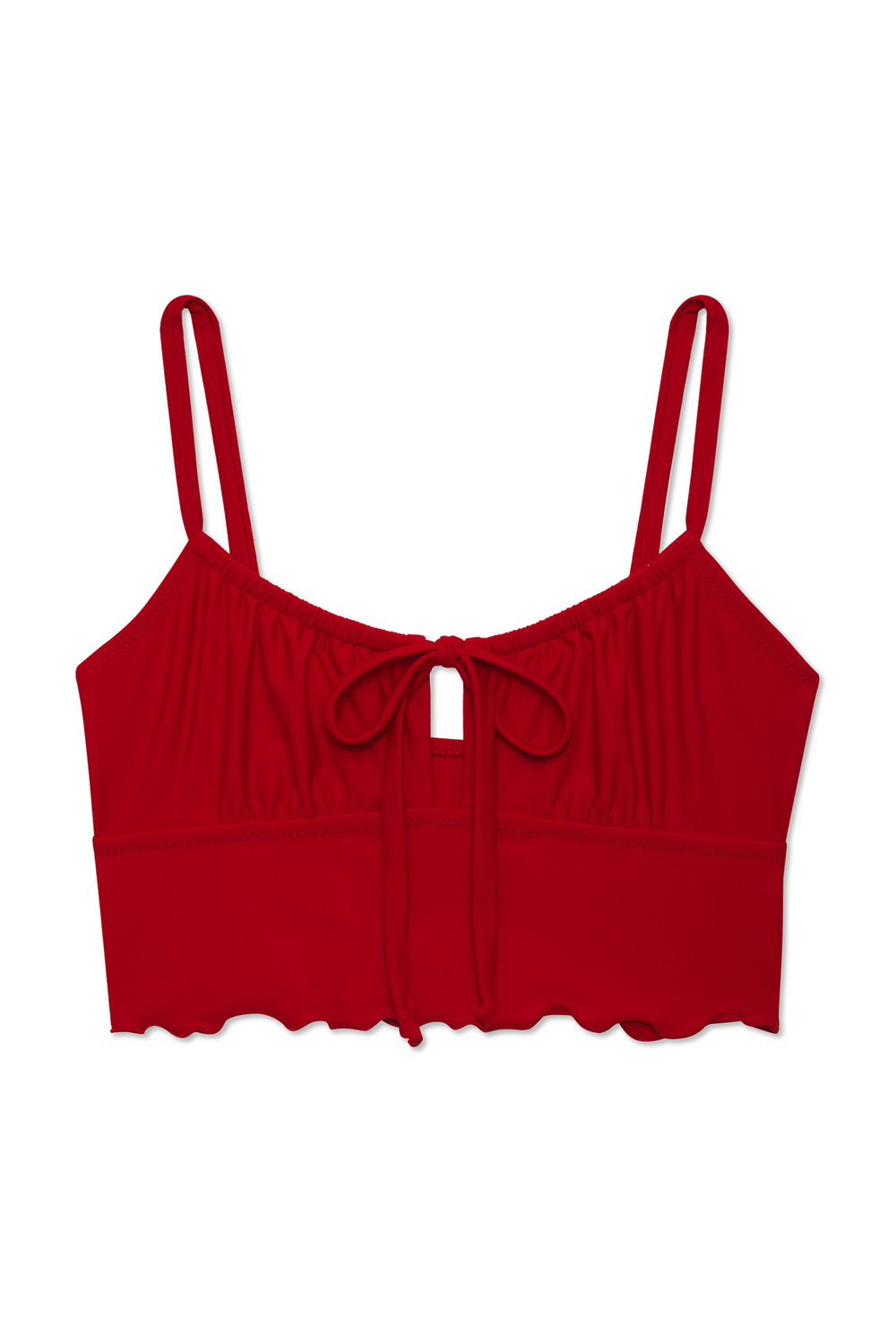 Selena Crop Top in Scarlet