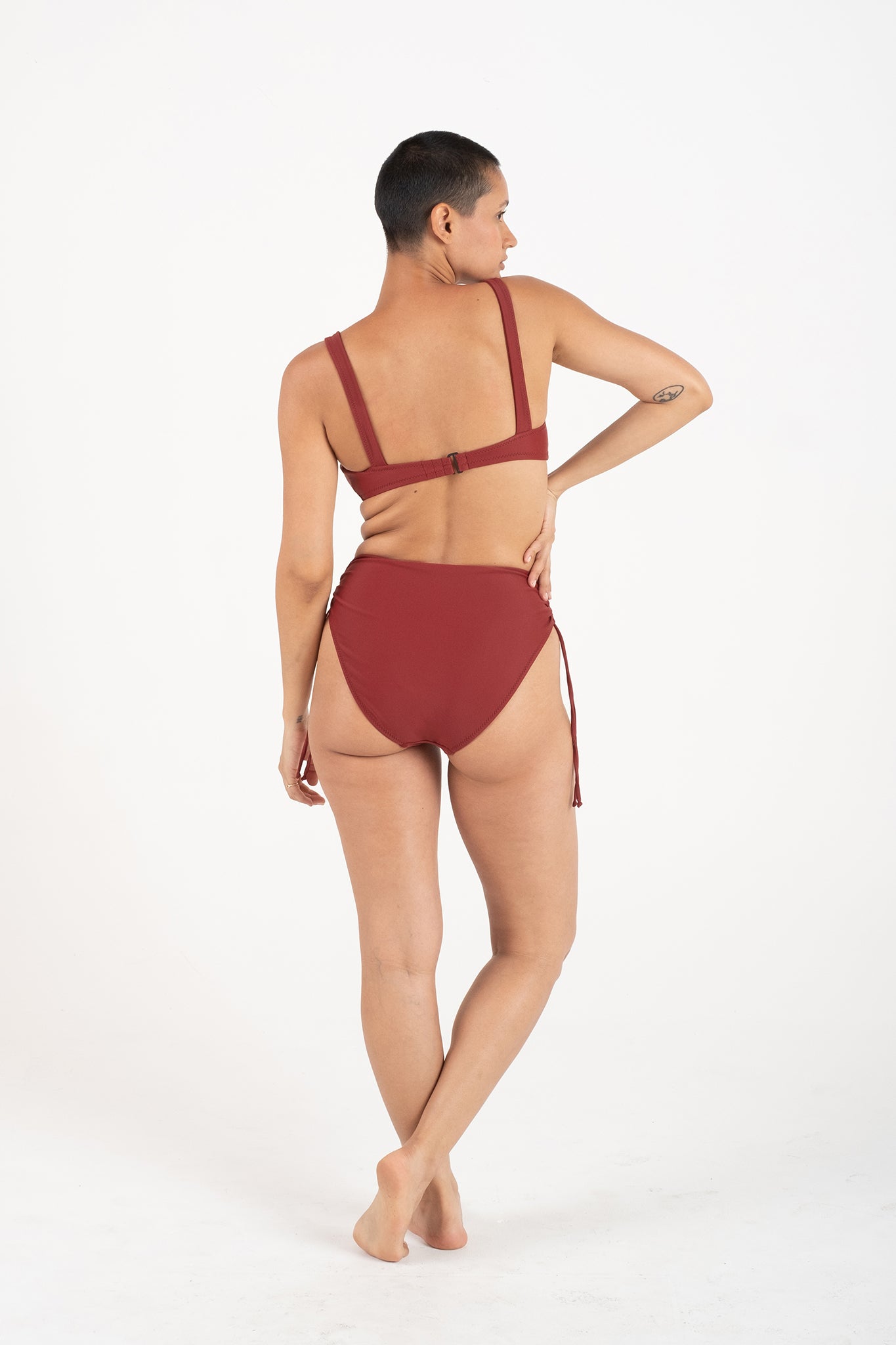 
                  
                    Rouched Bottom  in Garnet
                  
                