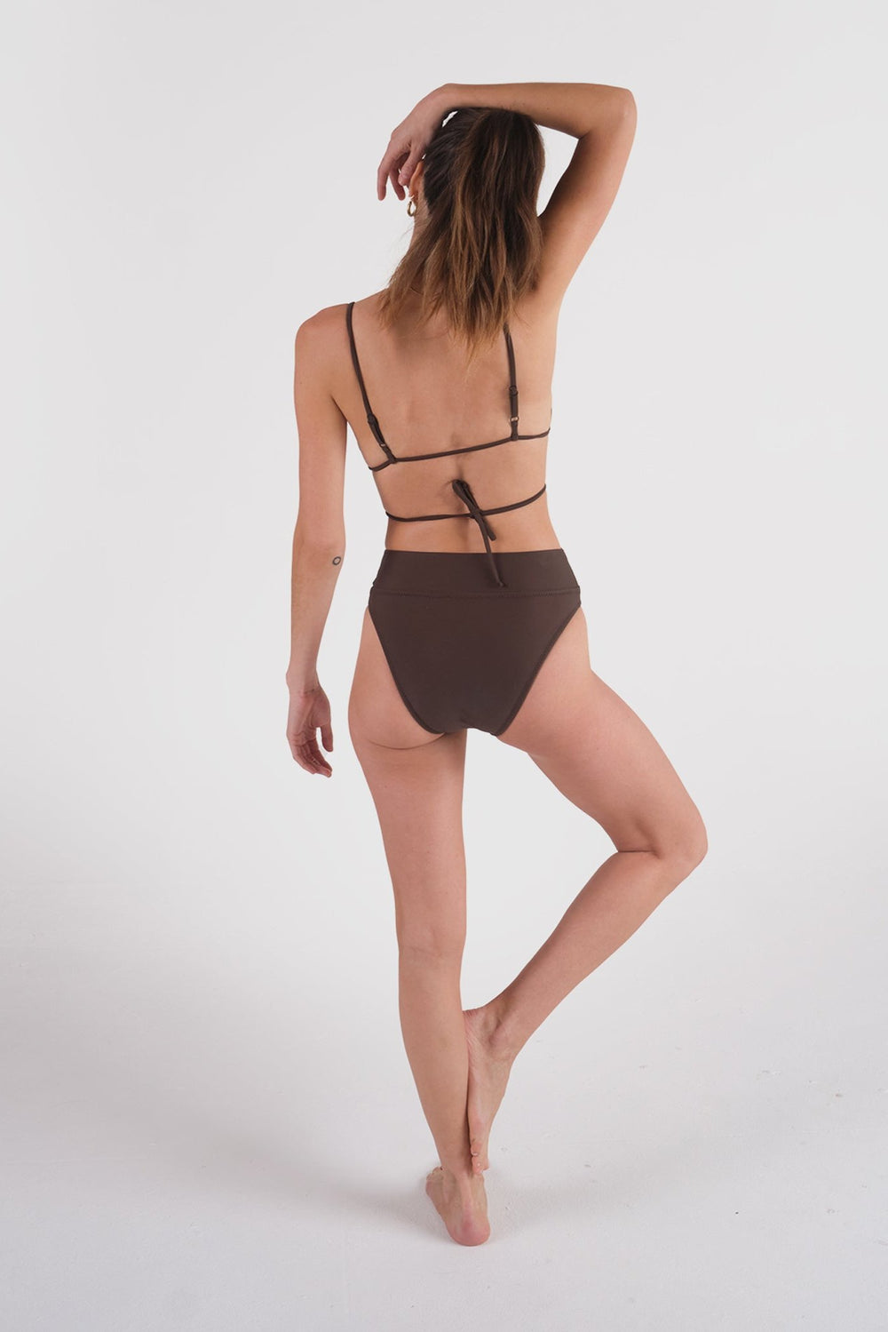 High Kick Brief in Arabica