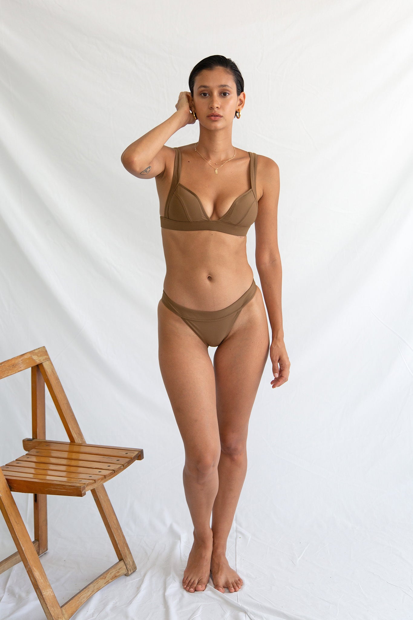
                  
                    Neeve Contour Top in Cacao
                  
                