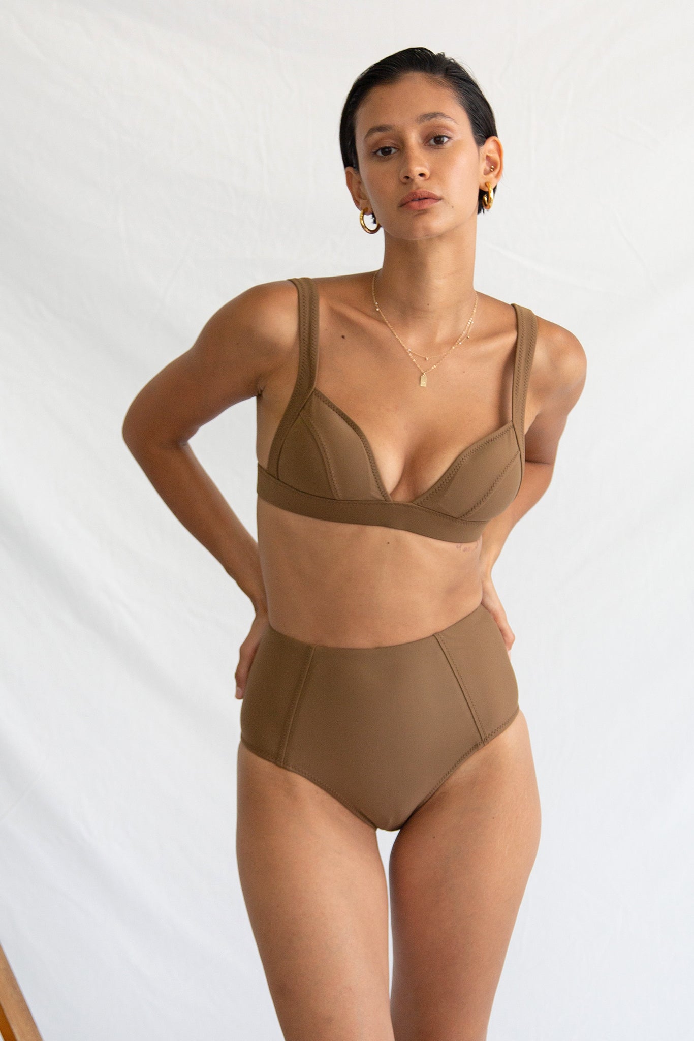 
                  
                    Neeve Contour Top in Cacao
                  
                