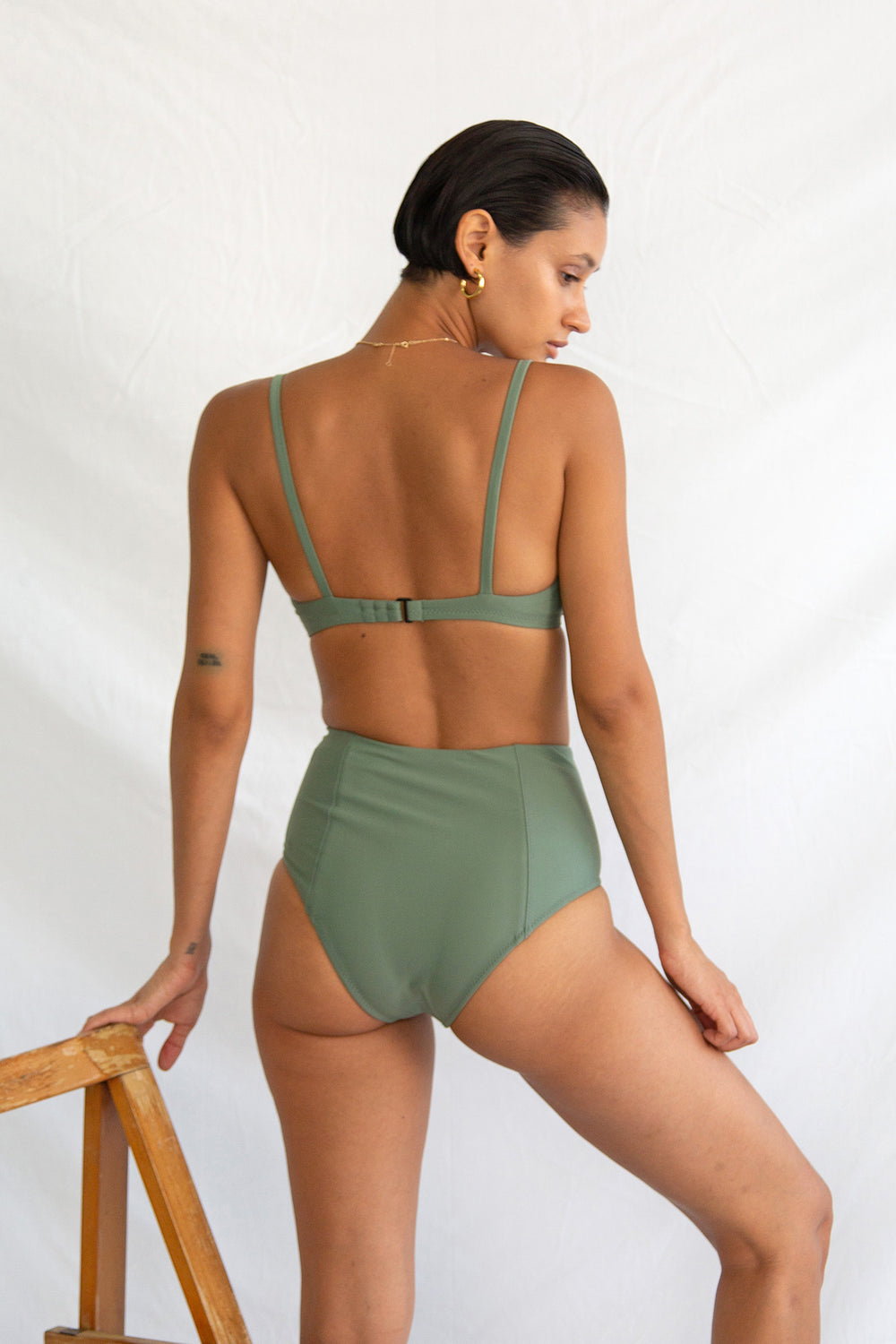 Sage High Waist Swim Bottom